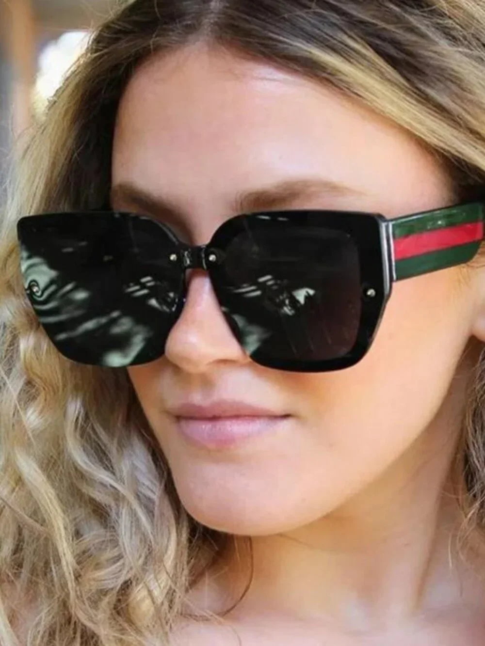 Retro Large Frame Sunglasses